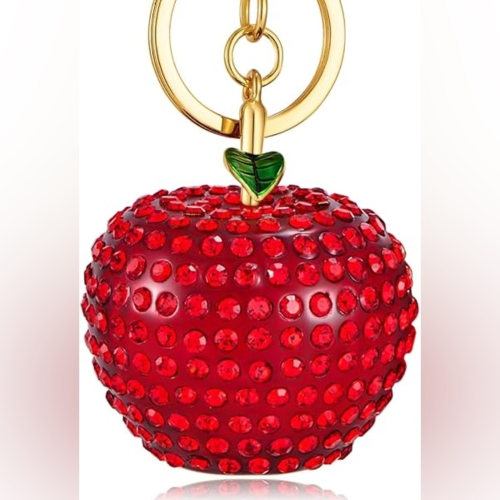 Piper K NIB Key Chain & Bag Charm Apple